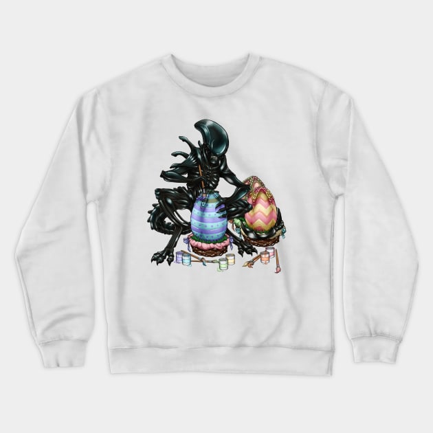 Time to Paint the Eggs Crewneck Sweatshirt by NeeSee